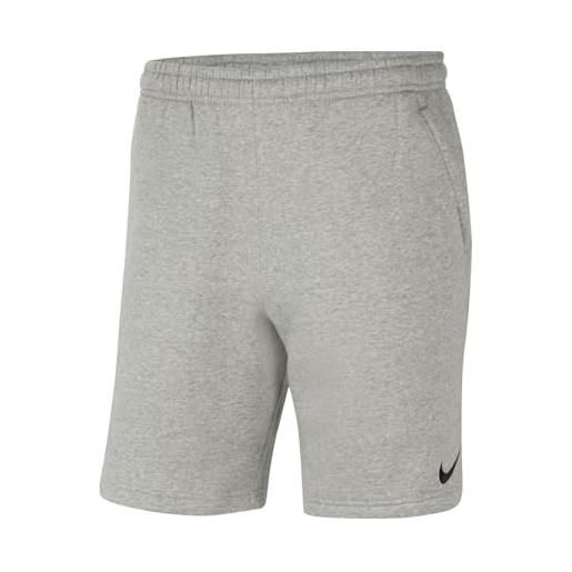Nike park 20 fleece shorts cw6910-063, mens shorts, grey, m eu