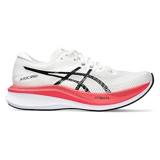 ASICS magic speed 3, sneaker donna, sunrise red white, 38 eu