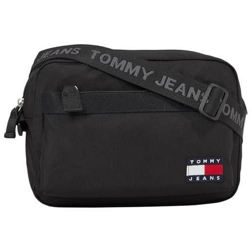Tommy Jeans tjm daily ew crossover am0am11969, borse a tracolla uomo, nero (black), os