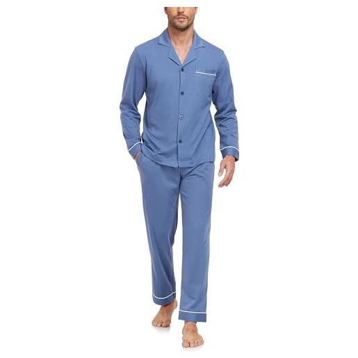 un-brand Completo da Pigiama in Cotone a Doppia Garza Giapponese da Uomo  Kimono Plus Size Abbigliamento Zen Abbigliamento taoista (Taglia XL, A3) 