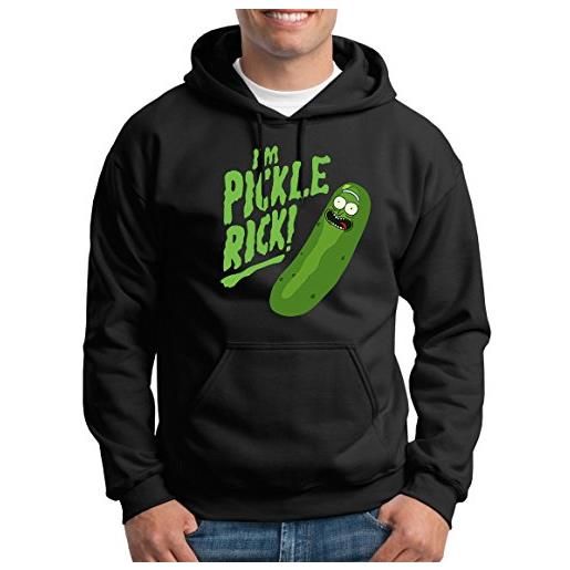 TShirt-People i`m pickle rick - felpa con cappuccio, da uomo nero xxxl