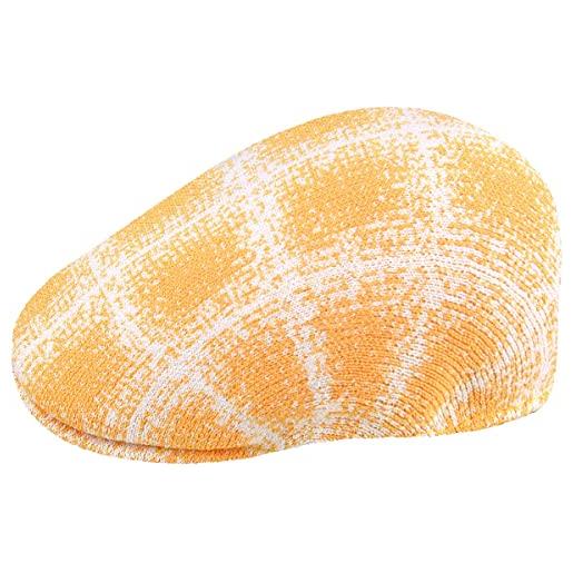 Kangol coppola grunge plaid 507 cappello piatto m (56-57 cm) - giallo