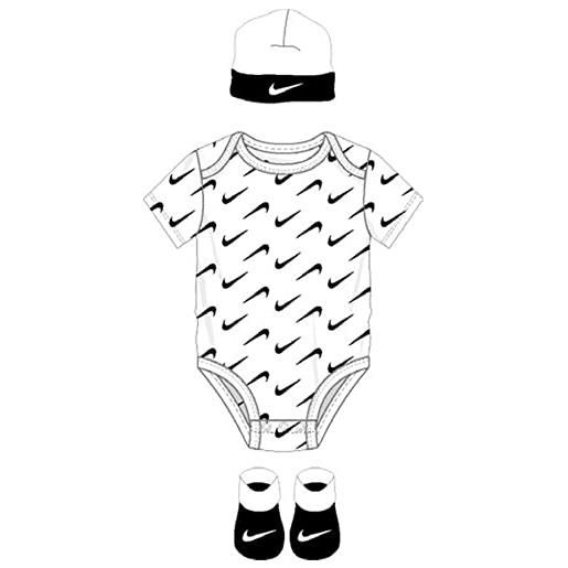 Nike hat, bodysuit & bootie -piec nn0894-001 (6-12 mesi)