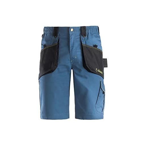 KAPRIOL slick heavy duty work trousers with double stitching and tool pockets, blue
