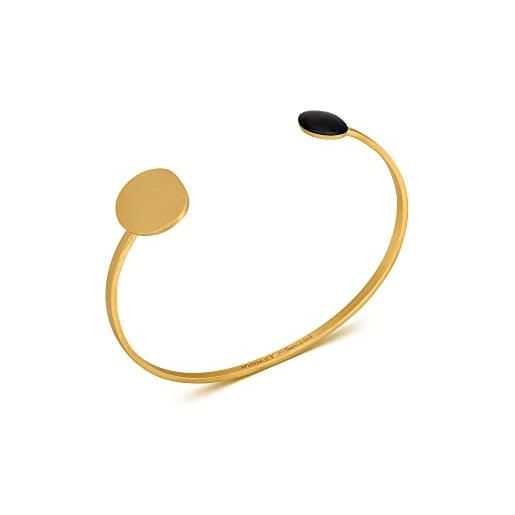 JOI D'ART bracciale dorato miró jewelry | progettato da joidart | collezione mirò | metallo placcato oro 24k