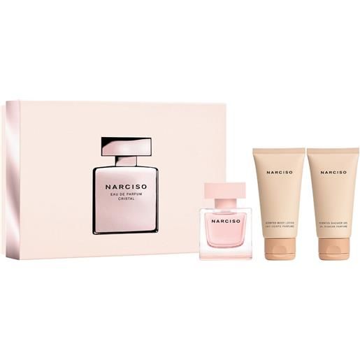 Narciso Rodriguez narciso cristal edp -50ml+body lotion 50ml + shower gel 50ml