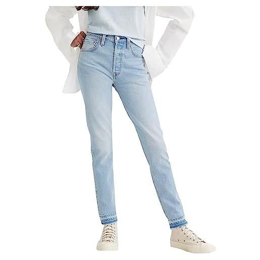 Levi's 501 skinny, jeans, donna, shine up, 30w / 28l