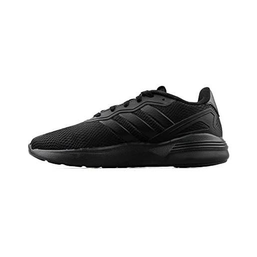 adidas nebzed cloudfoam lifestyle running, sneakers uomo, core black/core black/ftwr white, 40 2/3 eu