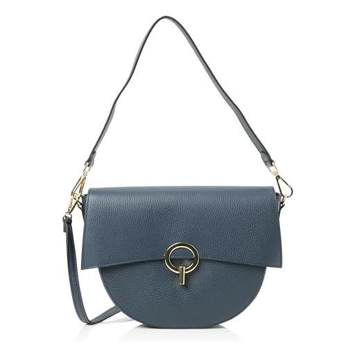 ABRA oda GL005 - Borsa con tracolla, borsa a ano in pelle, borsa a