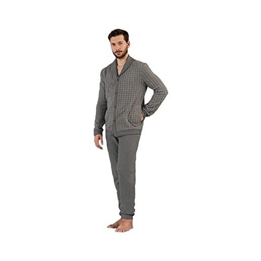 YOU 365 - pigiama aperto in punto milano jacquard - 2315240 - grigio, 46
