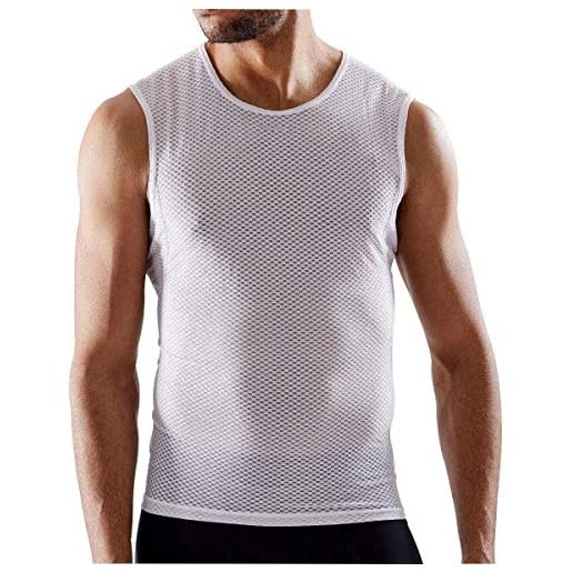 Craft carft cool mesh superlight sleeveless baselayer men strato di base, bianco, xs uomo