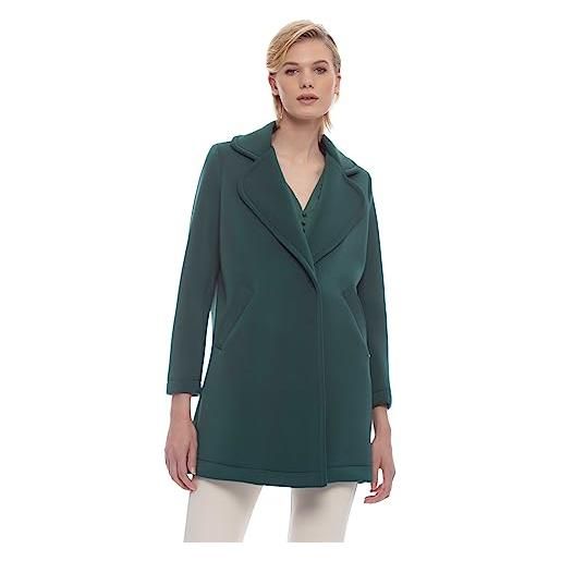 Kocca cappotto invernale con ampio rever verde donna mod: lawell size: xl