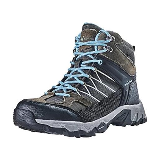 Black Crevice scarpe da trekking da donna i scarpe da trekking high cut i scarpe da escursione impermeabili i pregiate scarpe sportive outdoor i scarpe imbottite donna con ammortizzazione
