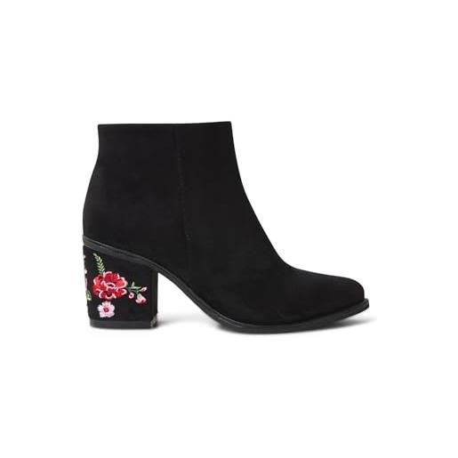 Joe Browns suedette western style embroidered boots, stivaletto donna, black, 43 eu