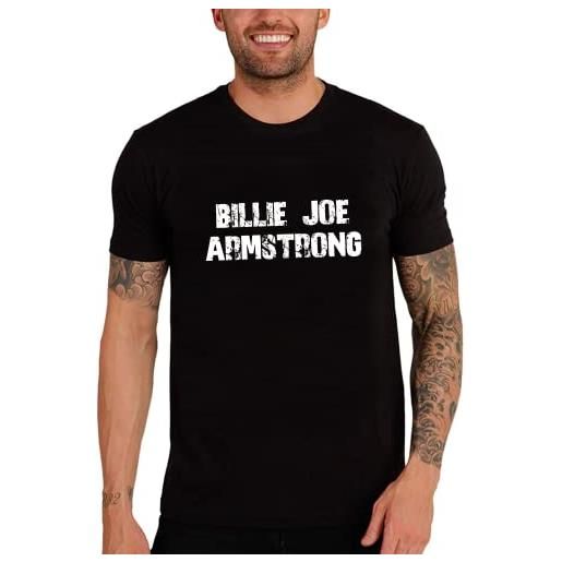 ULTRABASIC uomo maglietta billie joe armstrong t-shirt stampa grafica divertente vintage idea regalo originale alla moda nero profondo l