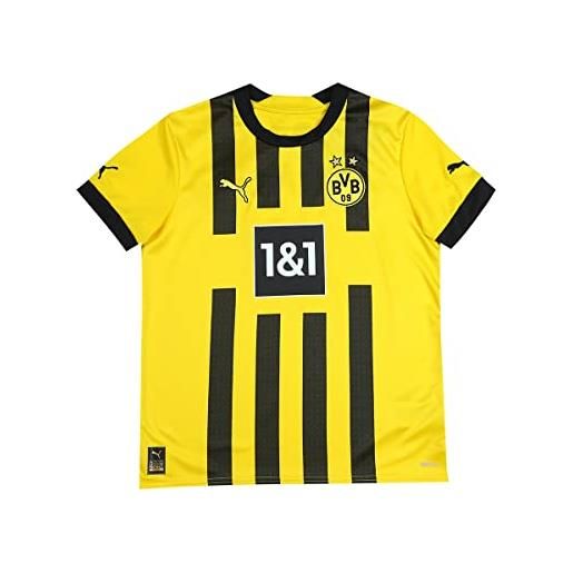 Puma 765891 season 2022/23 official home t-shirt bambino cyber yellow 176