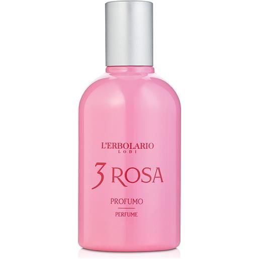 3 rosa -profumo 100ml l'erbolario