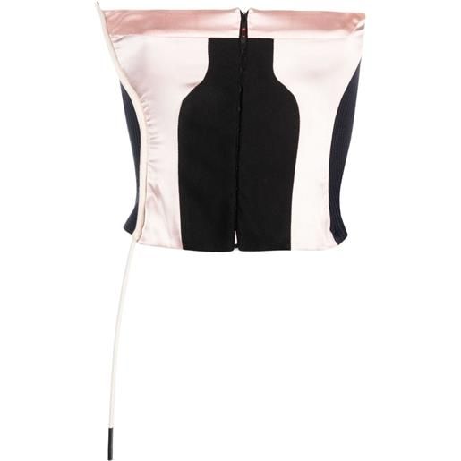 Ottolinger corsetto con design a inserti - rosa