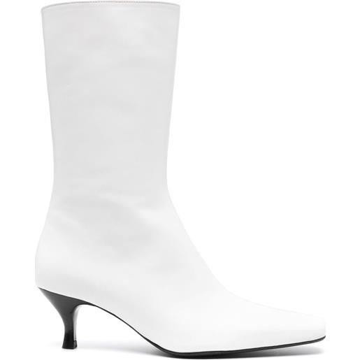 Filippa K stivali con punta quadrata 60mm - bianco