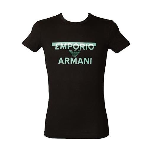Emporio Armani maglietta da uomo megalogo t-shirt, colore: rosso, xxl