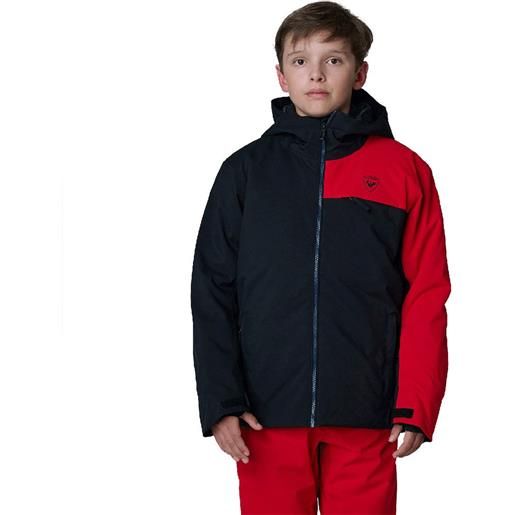 Rossignol ski bicolor jacket rosso, nero 16 years ragazzo