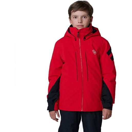 Rossignol ski jacket rosso 10 years ragazzo