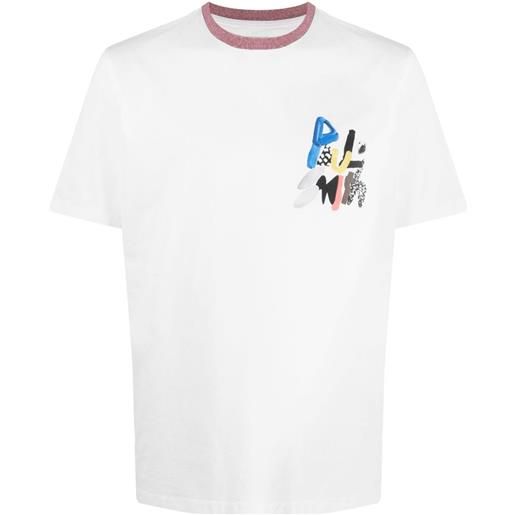 Paul Smith t-shirt con stampa - bianco