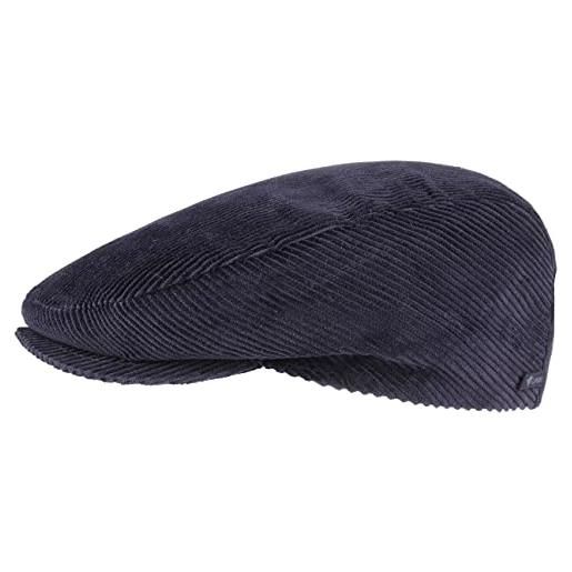 LIPODO cordial coppola in cotone - berretto maschile in velluto a coste con fodera imbottita per l'inverno - berretto sportivo con visiera in vari colori - taglie 49-63 cm beige xl (60-61 cm)