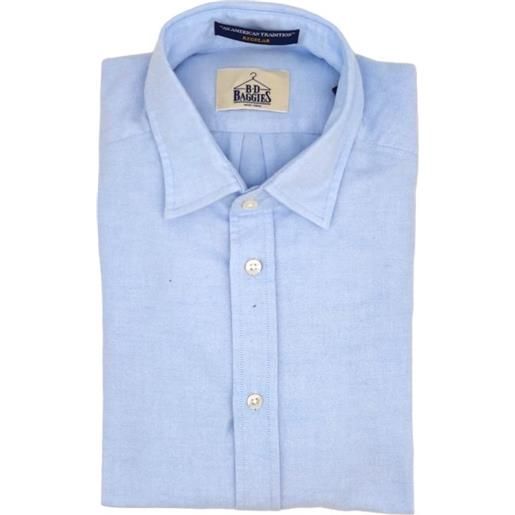 BD BAGGIES camicia bradford flanella uomo blu polvere