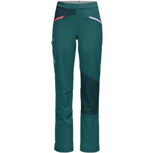 ORTOVOX pantaloni col becchei donna pacific green