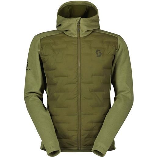 Scott defined warm hybrid jacket verde s uomo