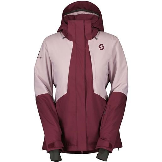 Scott ultimate dryo 10 jacket rosso, rosa xs donna