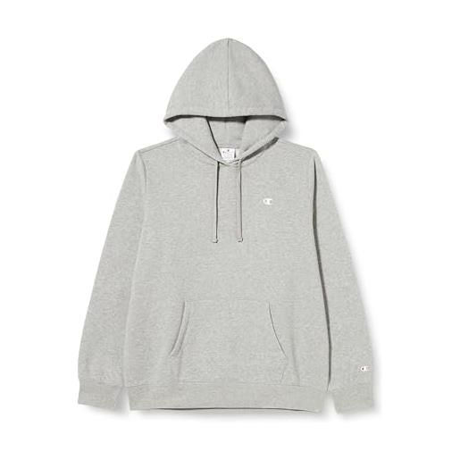 Champion legacy legacy basics w - light powerblend fleece felpa con cappuccio, bianco, donna fw23