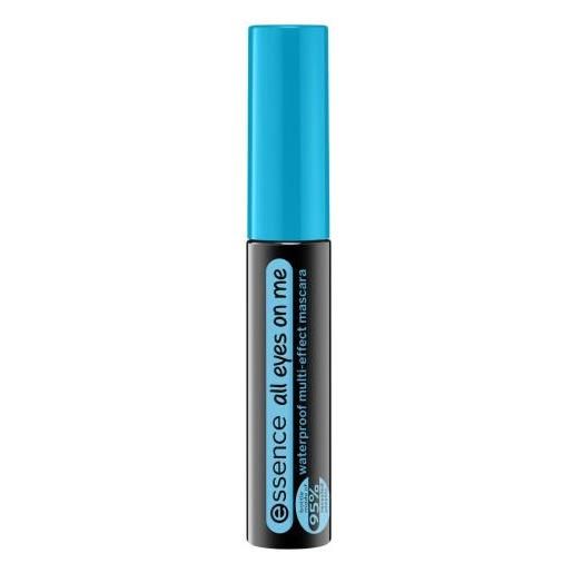 Essence all eyes on me waterproof mascara impermeabile 8 ml tonalità black