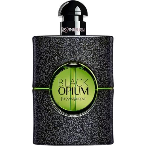 YSL yves saint laurent black opium green eau de parfum 75 ml