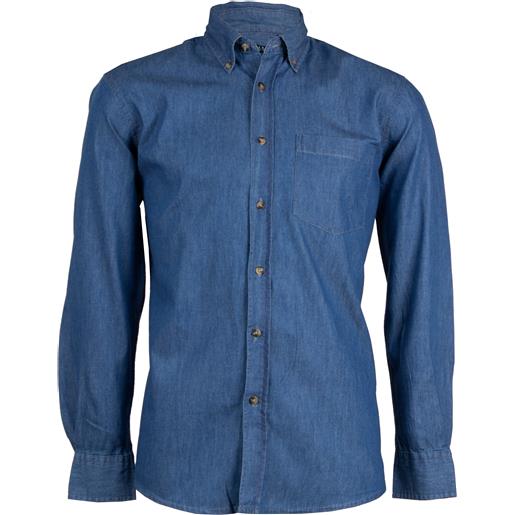 Coveri Collection camicia jeans button down con taschino