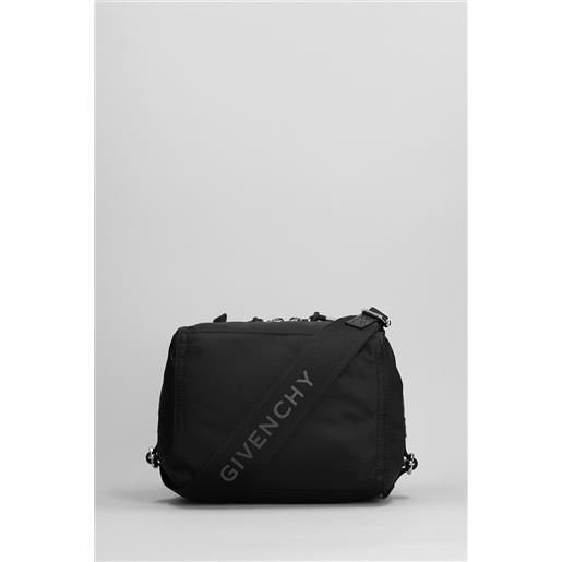 Givenchy borsa a spalla pandora bag s in poliamide nera