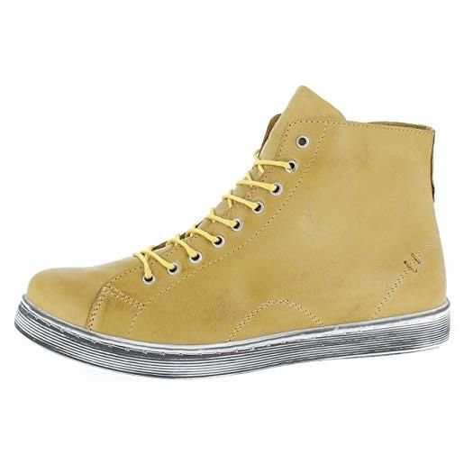 Andrea Conti scarpe stringate donna 0341500, numero: 38 eu, colore: giallo