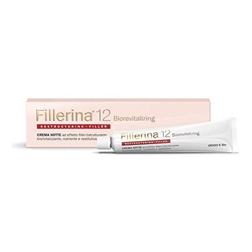 Fillerina labo fillerina 12 biorevitalizing filler crema notte viso effetto filler face antiage cream grado 4 bio 50ml