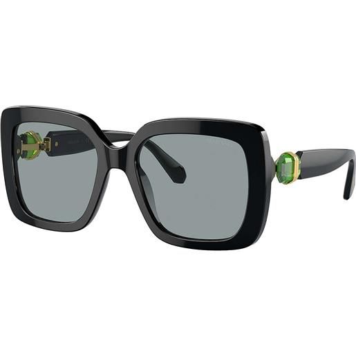 Swarovski occhiali da sole Swarovski neri forma quadrata 5679521