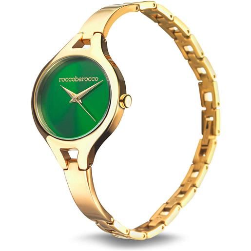 RoccoBarocco orologio solo tempo donna roccobarocco bangle rb. 2216s-08m