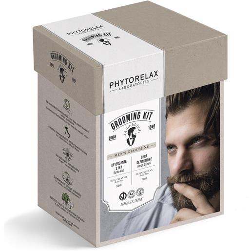 Phytorelax grooming kit detergente 2 in 1 e cera definizione - -