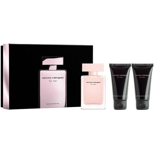 Narciso Rodriguez for her xmas23 - edp50ml+body lotion 50ml + shower gel 50ml