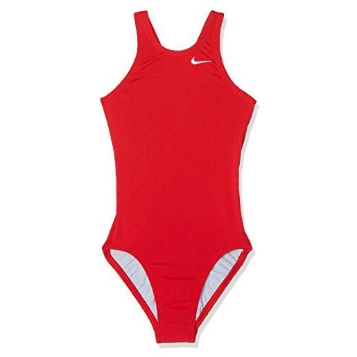 Nike ness5021-614 - costume da bagno da competizione, da bambina, bambine, ness5021-614_26, rosso, 26