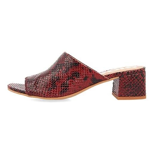 Gioseppo lasker, sandali punta aperta donna, rosso (burdeos burdeos), 38 eu