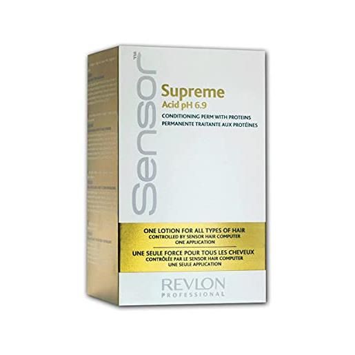 Revlon sensor hair perm supreme kit, tinta unita, estándar