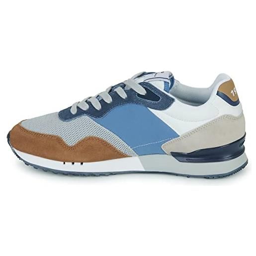 Pepe Jeans london one vinted m, scarpa da ginnastica uomo, blu (blu oceano), 42 eu