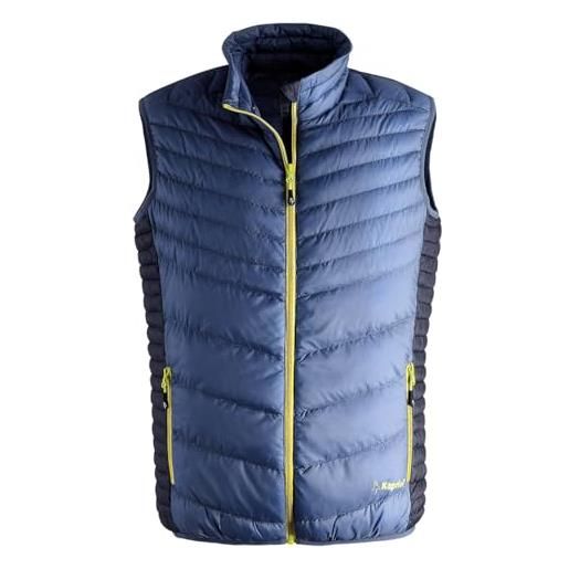 KAPRIOL thermic vest with thermal technology, lightweight, warm, soft for leisure, sky blue