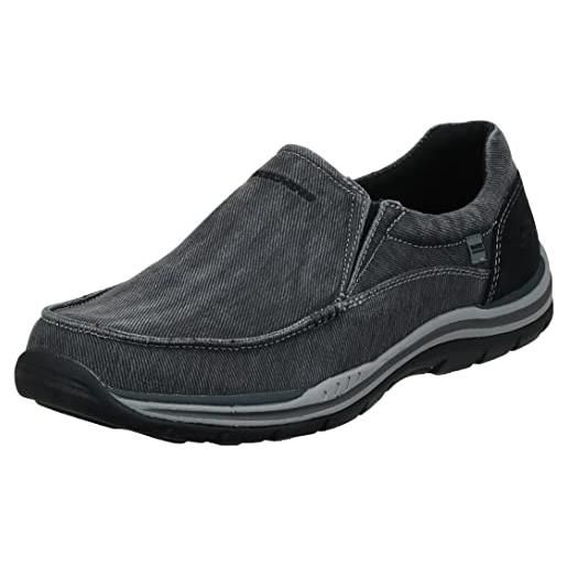 Skechers expected avillo, shoes uomo, nero, 39 eu