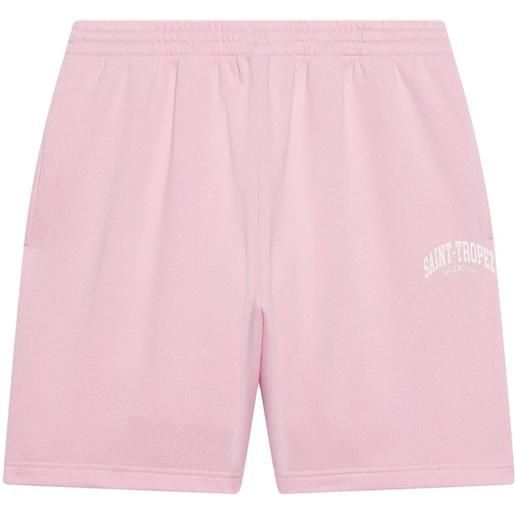 Balenciaga shorts elasticizzati - rosa